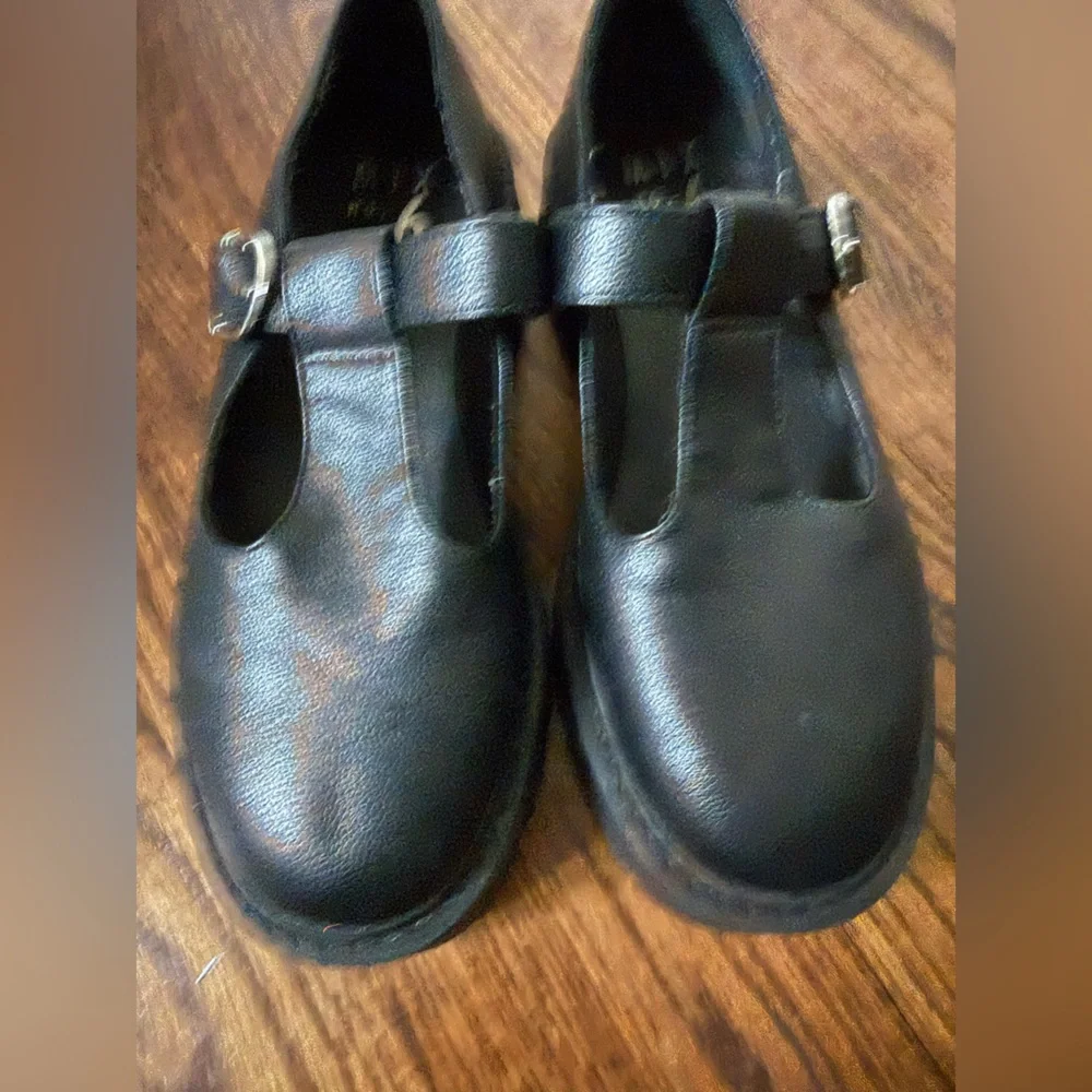 Women’s Mix No. 6 Corah platform Mary Jane shoes in black faux‎ leather size 7.5